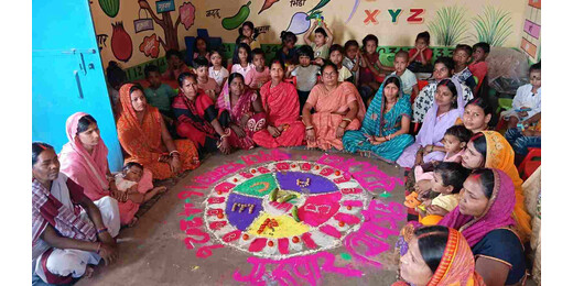 आंगनबाड़ी केंद्रों पर पोषण पखवाड़ा की धूम, खेल-खेल में सिखाई जा रही सेहत की बातें